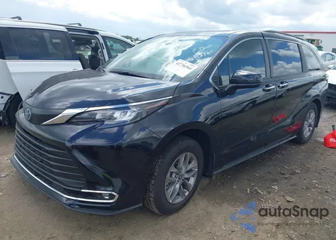 2024 Toyota Sienna Xle из США, поврежденный, VIN 5TDYRKEC1RS220734